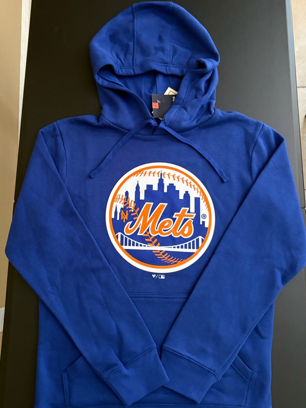 Fanatics Royal Blue New York Mets Pullover Hoodie with Team Logo